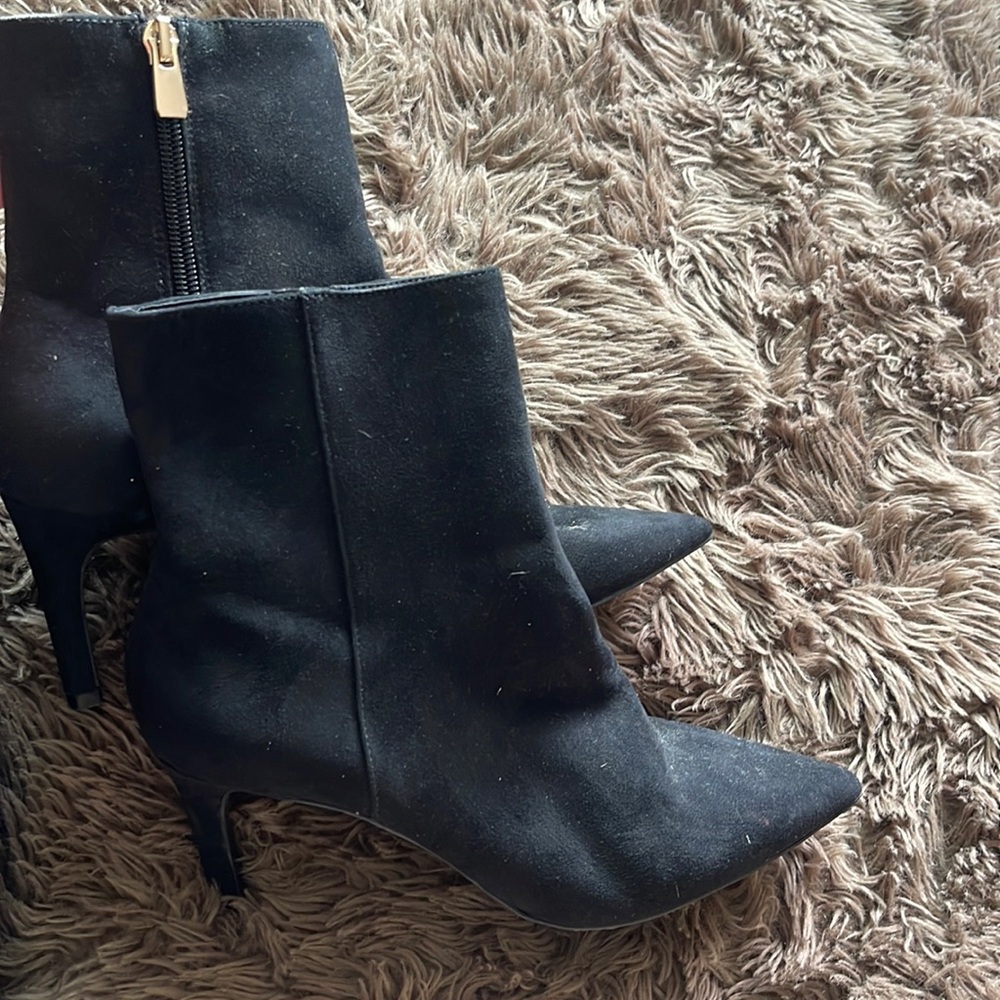 Pointed toe booties